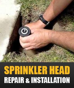 sprinkler head repair adn installtion in Desoto TX